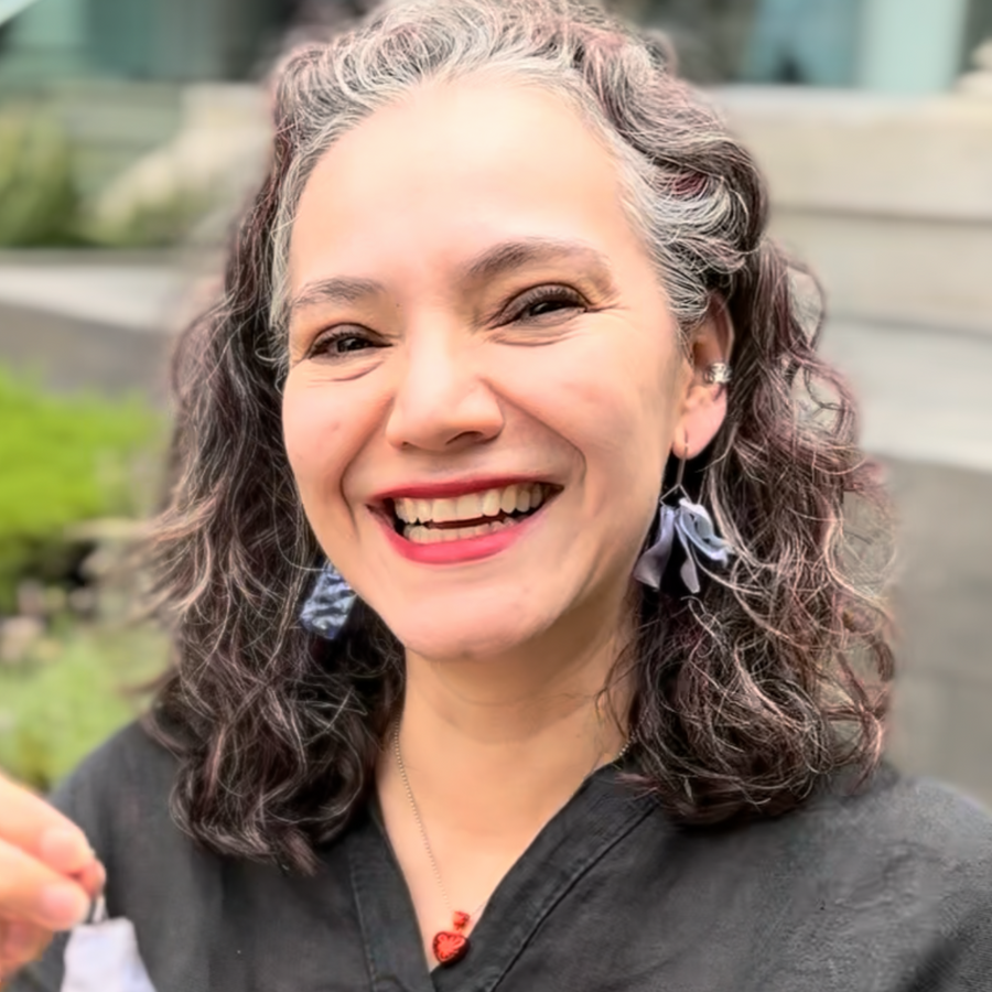 Aretes Pétalo Hortensia