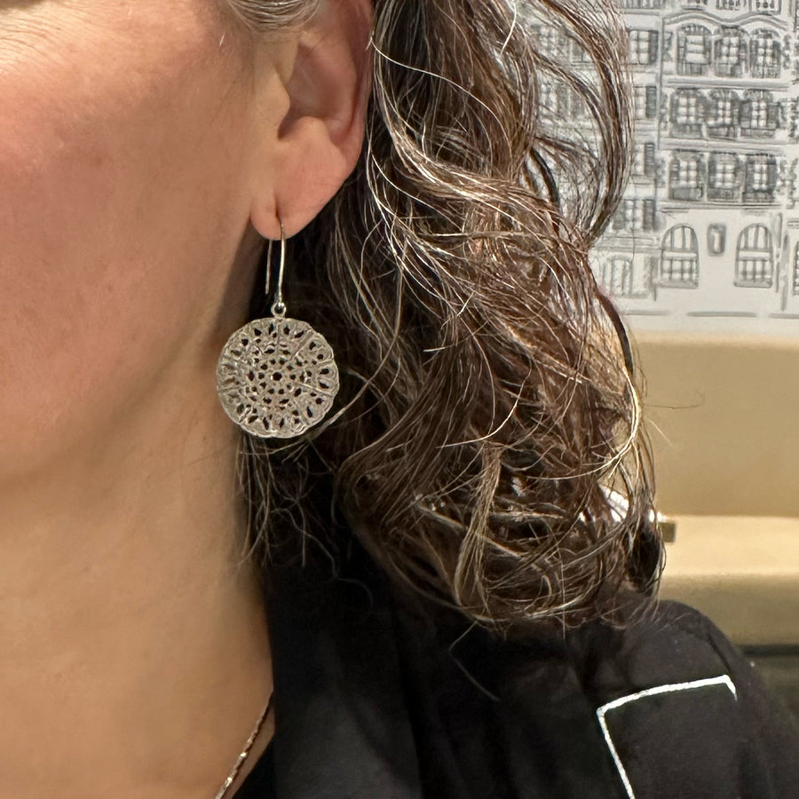 Aretes Mandala Plata