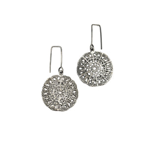 Aretes Mandala Plata