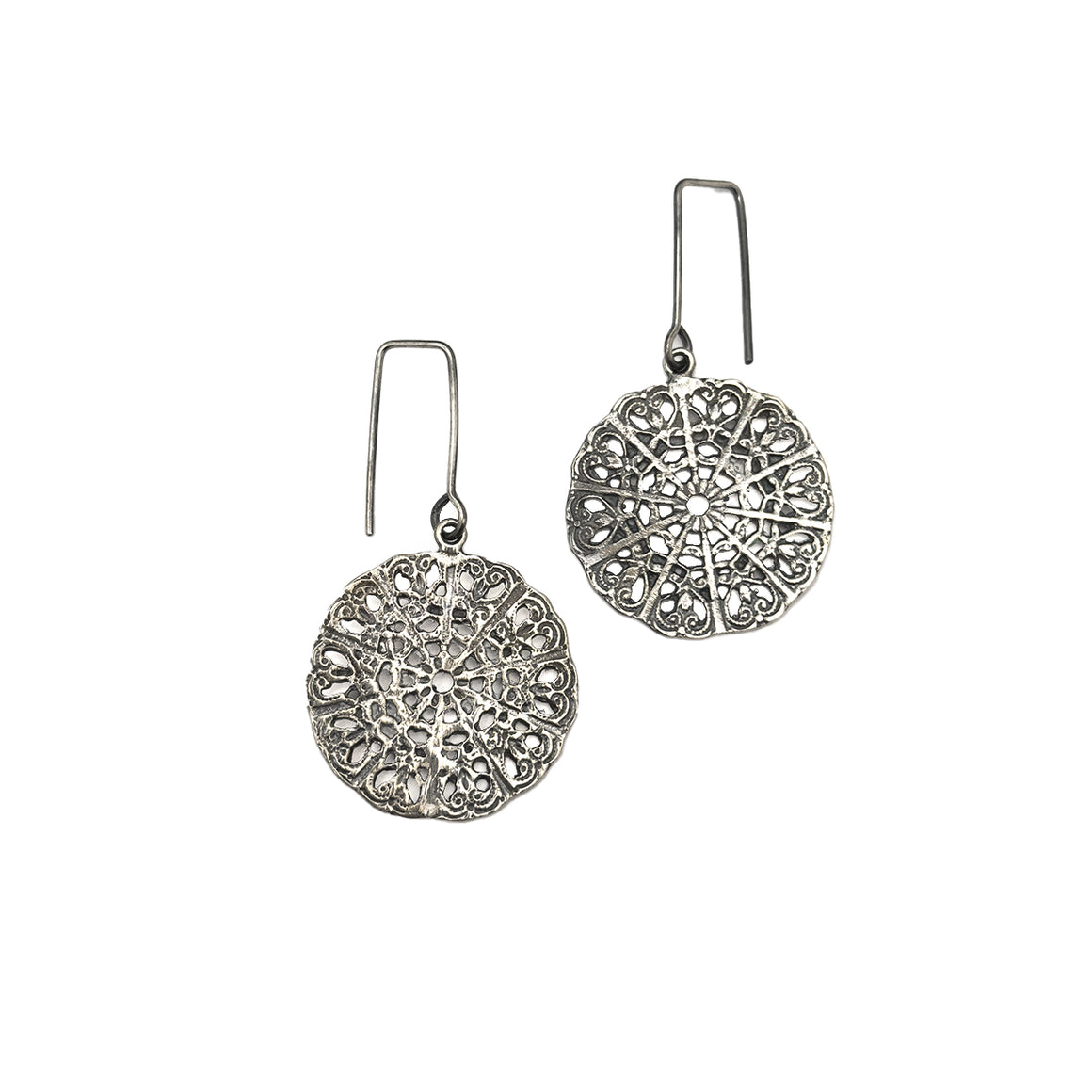 Aretes Mandala Plata