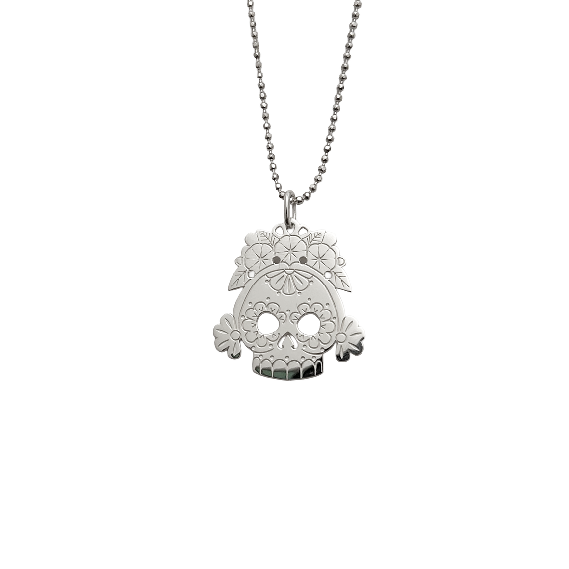 DIJE CATRINA OAXAQUEÑA PLATA