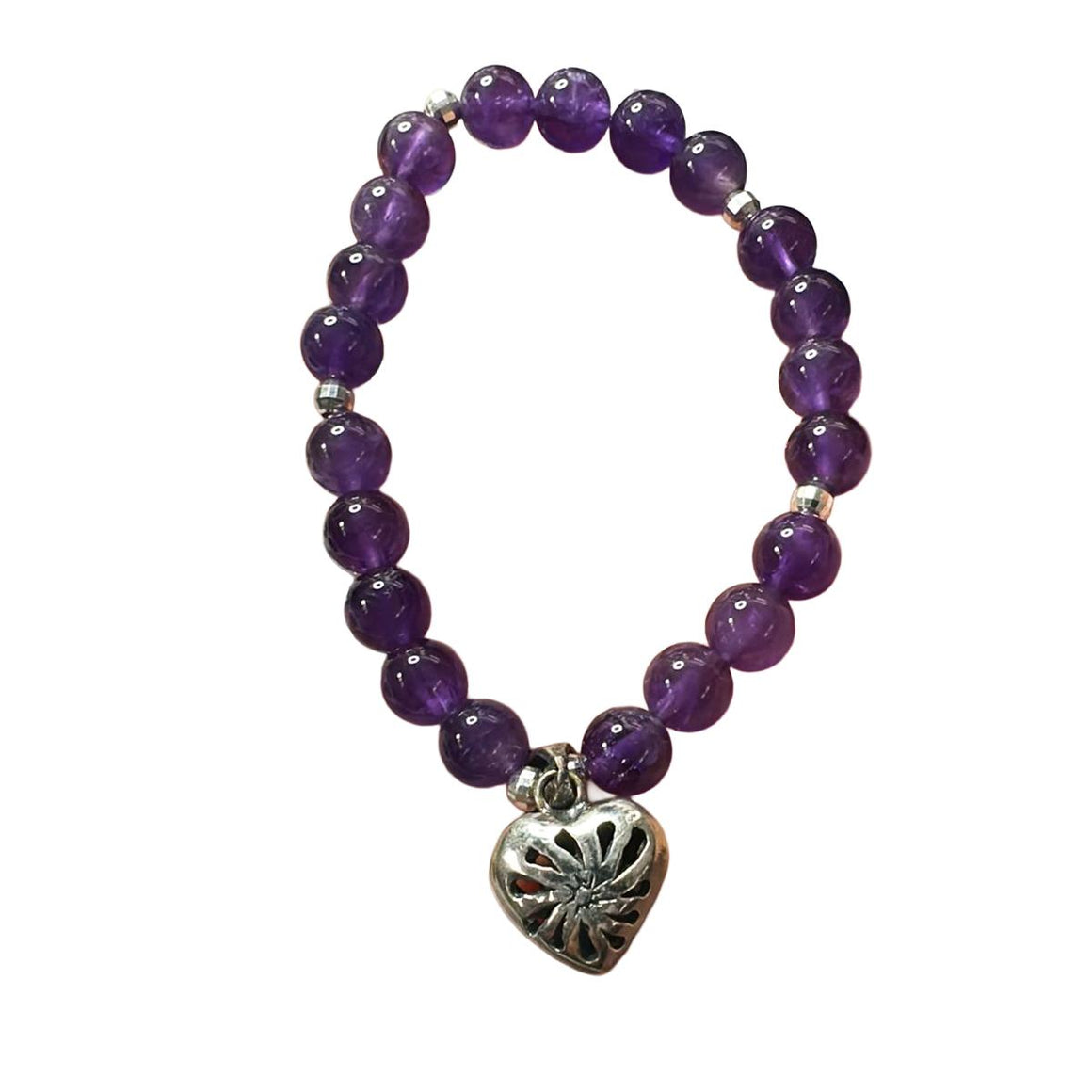Pulsera Corazon Matices Plata
